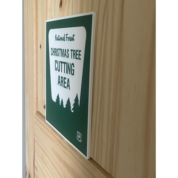 National Forest Christmas Tree Cutting Area Sign 3d print design - Picture 2 of 2